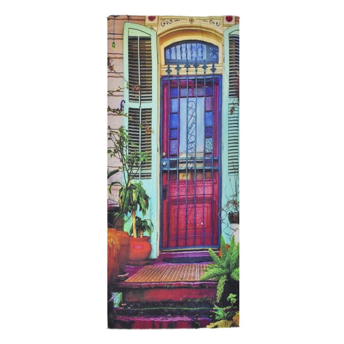Dupatta Designs The Keys Tropical Painterly Scarf