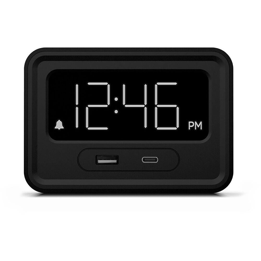 Nonstop Station E Small Alarm clock one usb-c port and one usb-a port