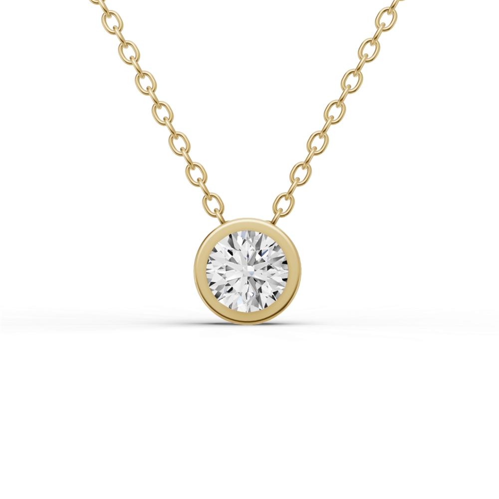 Prestige Boutique Diamonds Lab Round Solitaire Pendant Size 1 CT