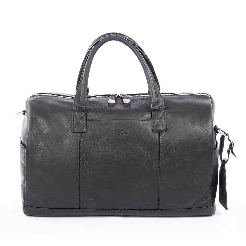 Bugatti Sartoria Sportbag - Top Grain Leather Black, Small