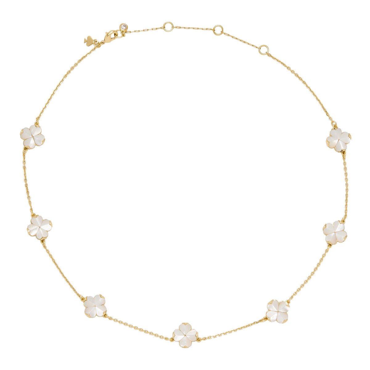 kate spade new york Spade Flower Scatter Necklace - Mother Of Pearl