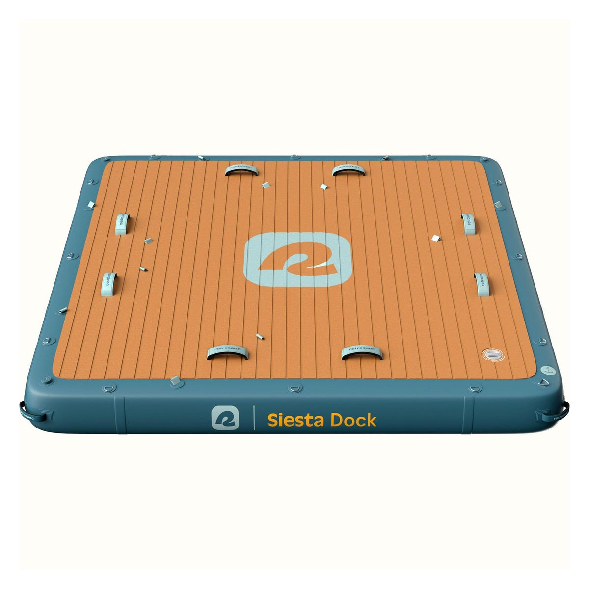 Retrospec Siesta Dock Inflatable Platform - 7ft Atlantic Blue