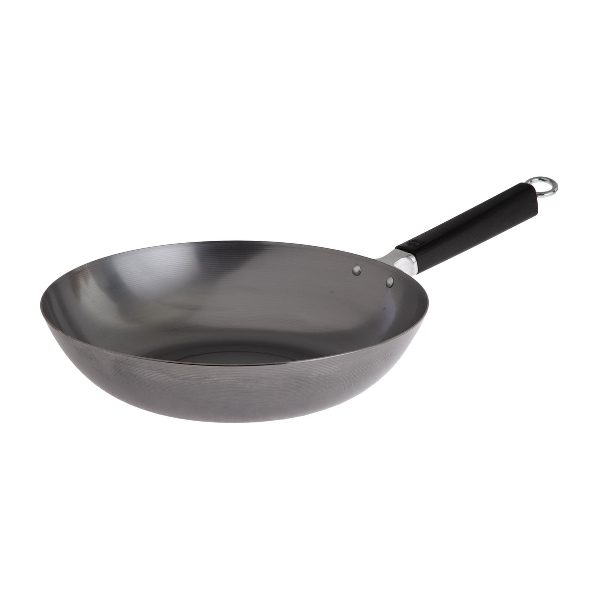 KitchenSupply Joyce Chen - Professional Series 12-Inch Uncoated Carbon Steel Stir Fry Pan w/Phenolic Handle