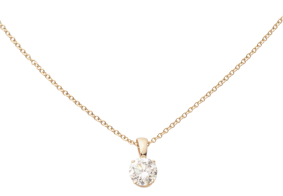 Jilco 14k Yellow Gold Diamond Necklace .25ct