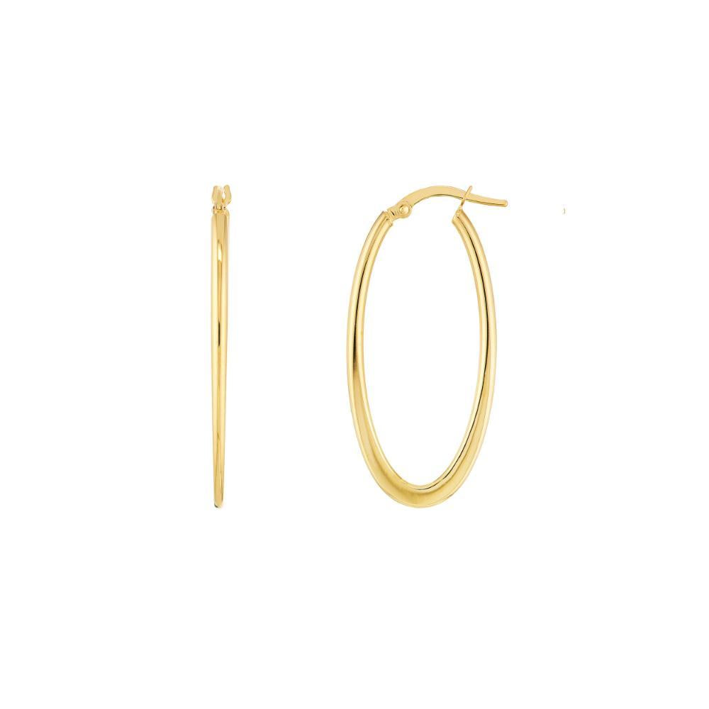 HAWLEY ST Oval Hoop Earrings