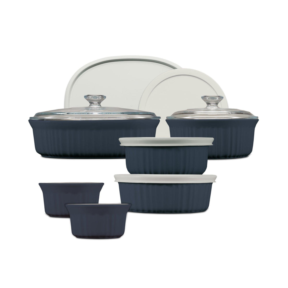 Corningware French Colors 12pc Bakeware Set French Navy
