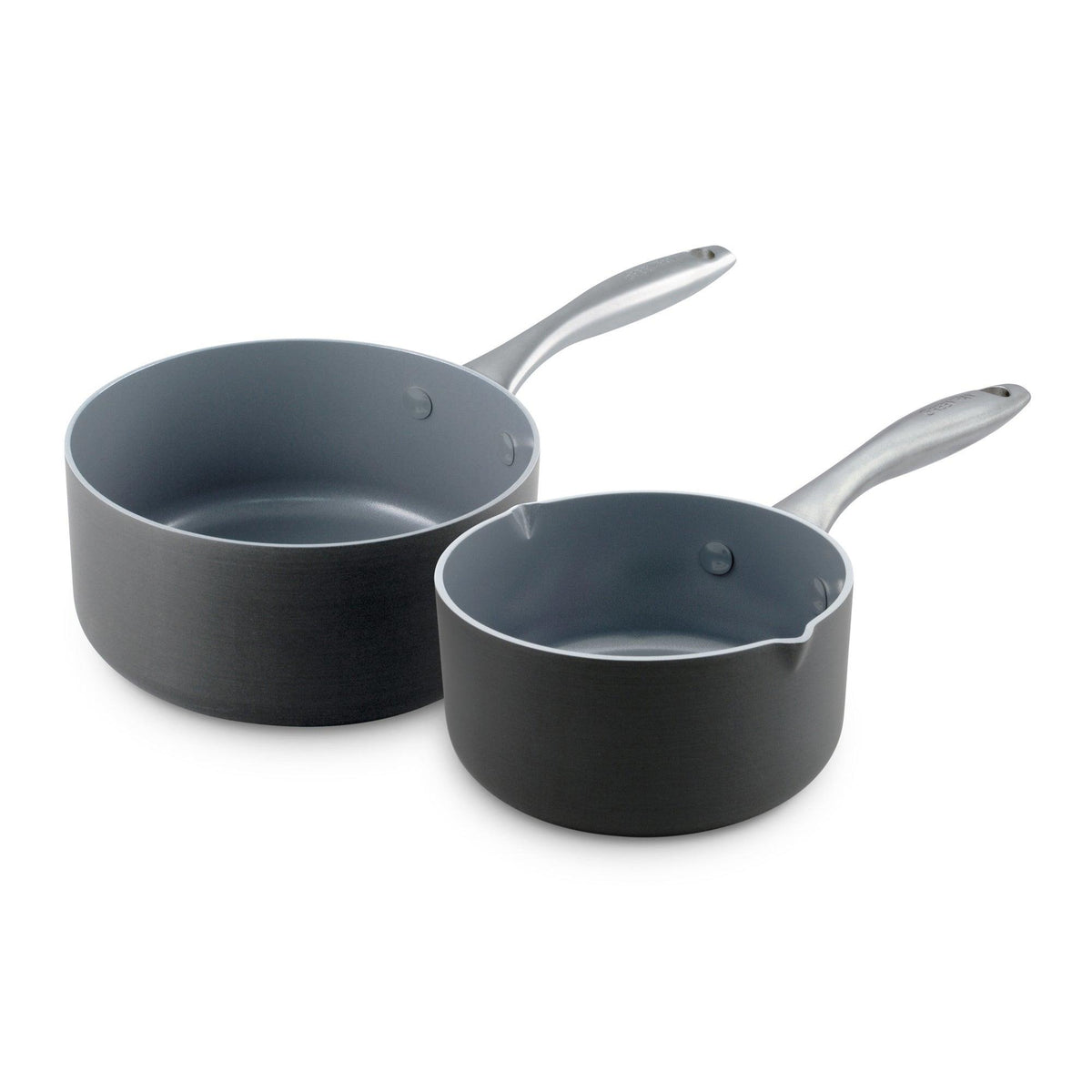 GreenPan Lima 2pc Ceramic Nonstick Saucepan Set