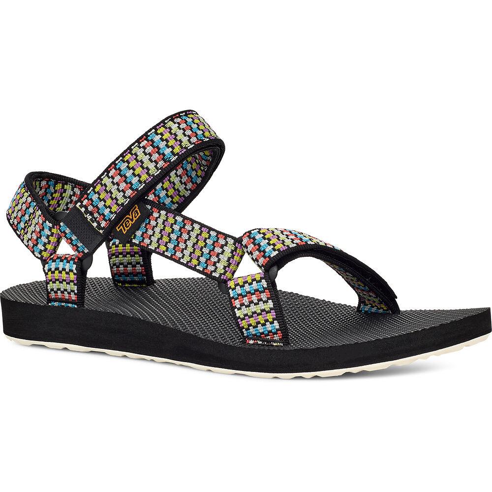 Teva Womens Original Universal Sandal-Dot Matrix Black Multi-8