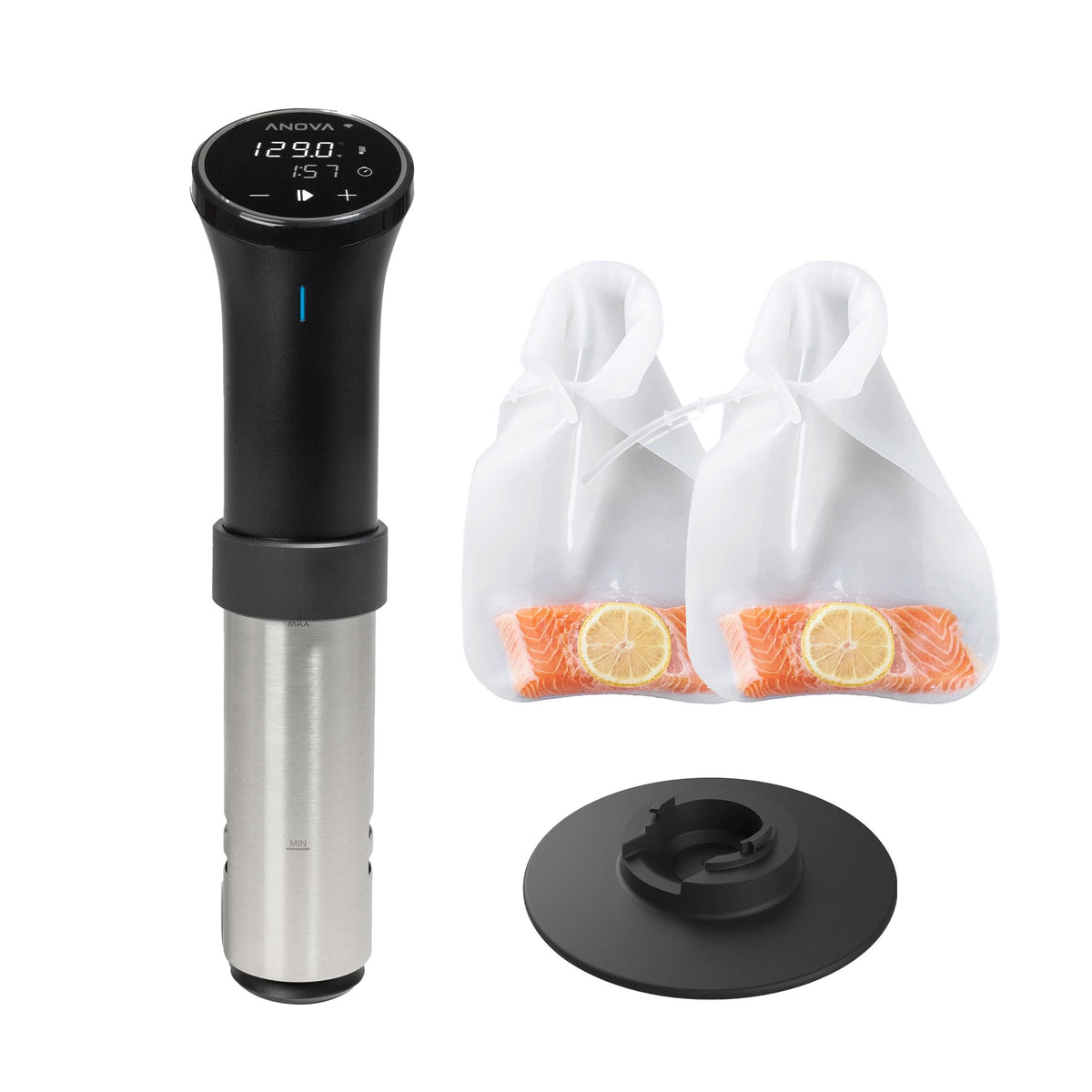 Anova Precision Cooker 3.0 w/Stand & 2 Reuseable Silicone Bags