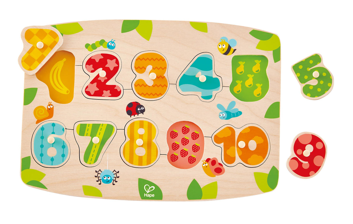 HapeToys Number Peg Puzzle