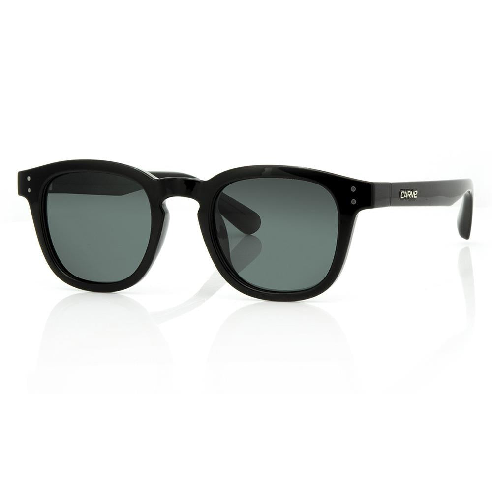 Carve Unisex Havana Sunglasses Translucent Gray/Gray Polarized