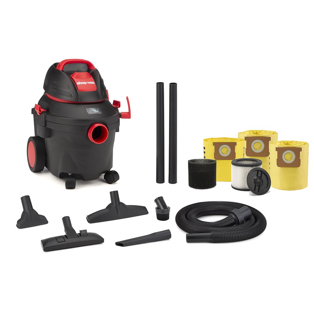 The Shop-Vac 4 Gallon Poly / 5.5 PHP Wet / Dry Vacuum
