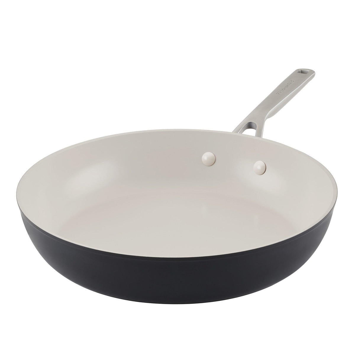 KitchenAid 12.25" Hard Anodized Ceramic Nonstick Fry Pan Black