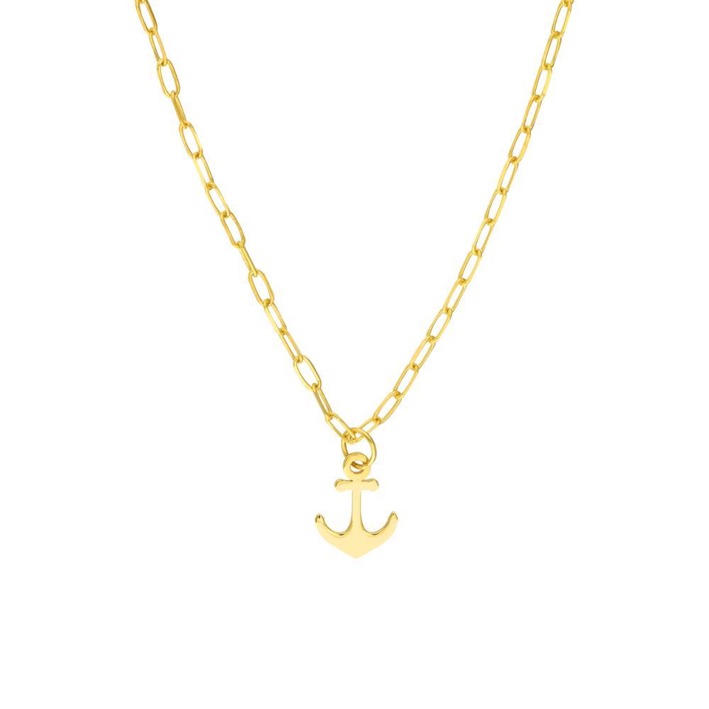 HAWLEY ST Anchor Paper Clip 18" Necklace