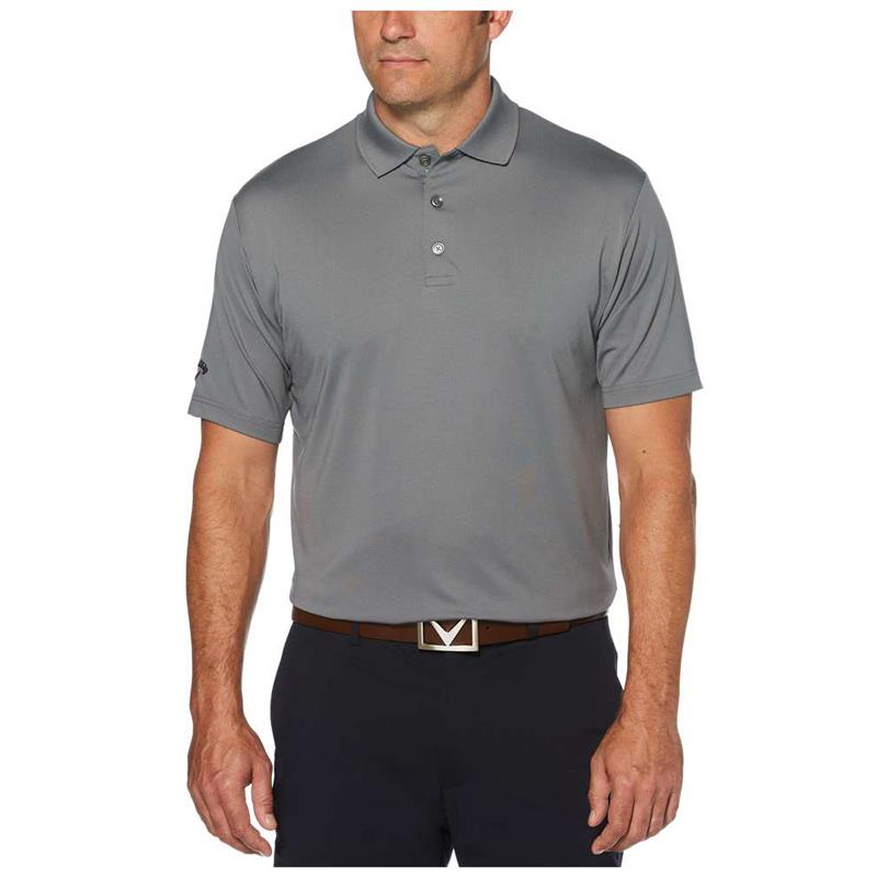 Callaway Mens Opti-Dri Chevron Polo-Quite Shade-LG