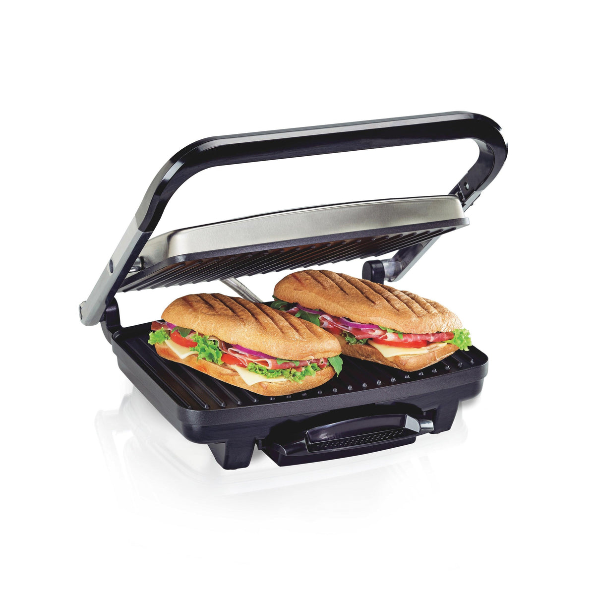 Hamilton Beach Panini Press & Indoor Grill Stainless Steel