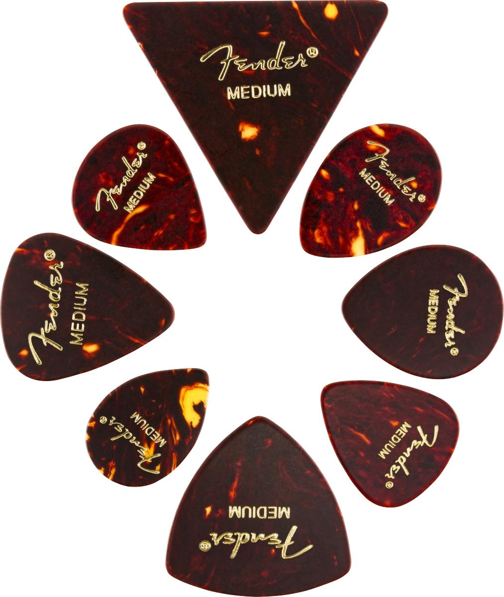 Fender Celluloid Shape Medley - All Shapes 8-Pack