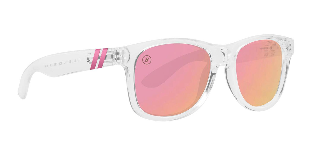 Smith Optics Blenders - M Class X2 Ice Palace Sunglasses - (Frame) Crystal Clear; (Lens) Rose Gold Mirror