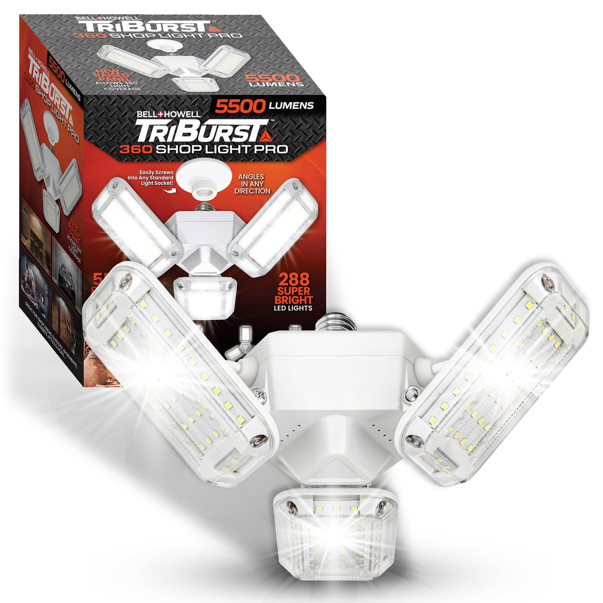 Bell + Howell Triburst 360 Shop Light Pro
