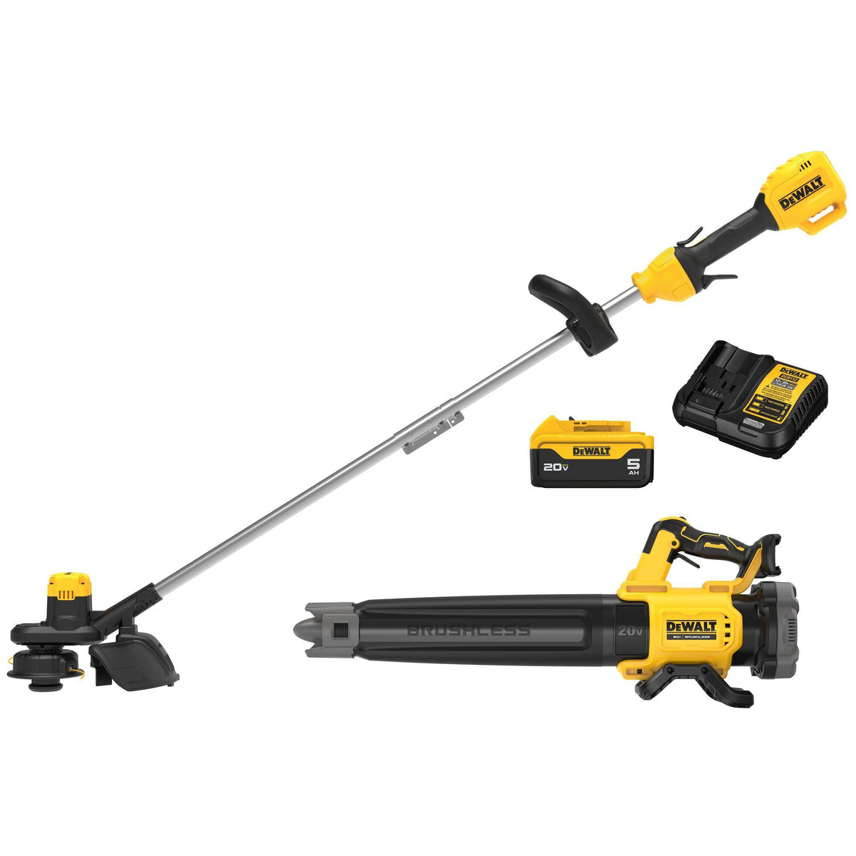 DeWalt 20V MAX Brushless Cordless String and Blower Combo Kit