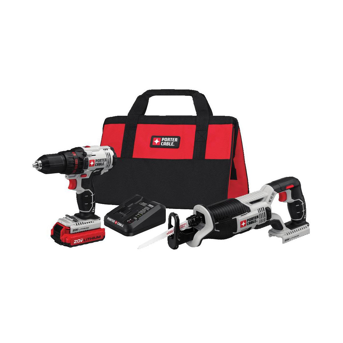 Porter Cable 20V Max Drill & Reciprocating Saw Combo Kit