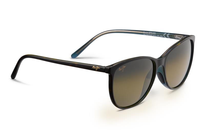 Maui Jim Ocean Shiny Dark Havana HCL Bronze Super Thin Glass