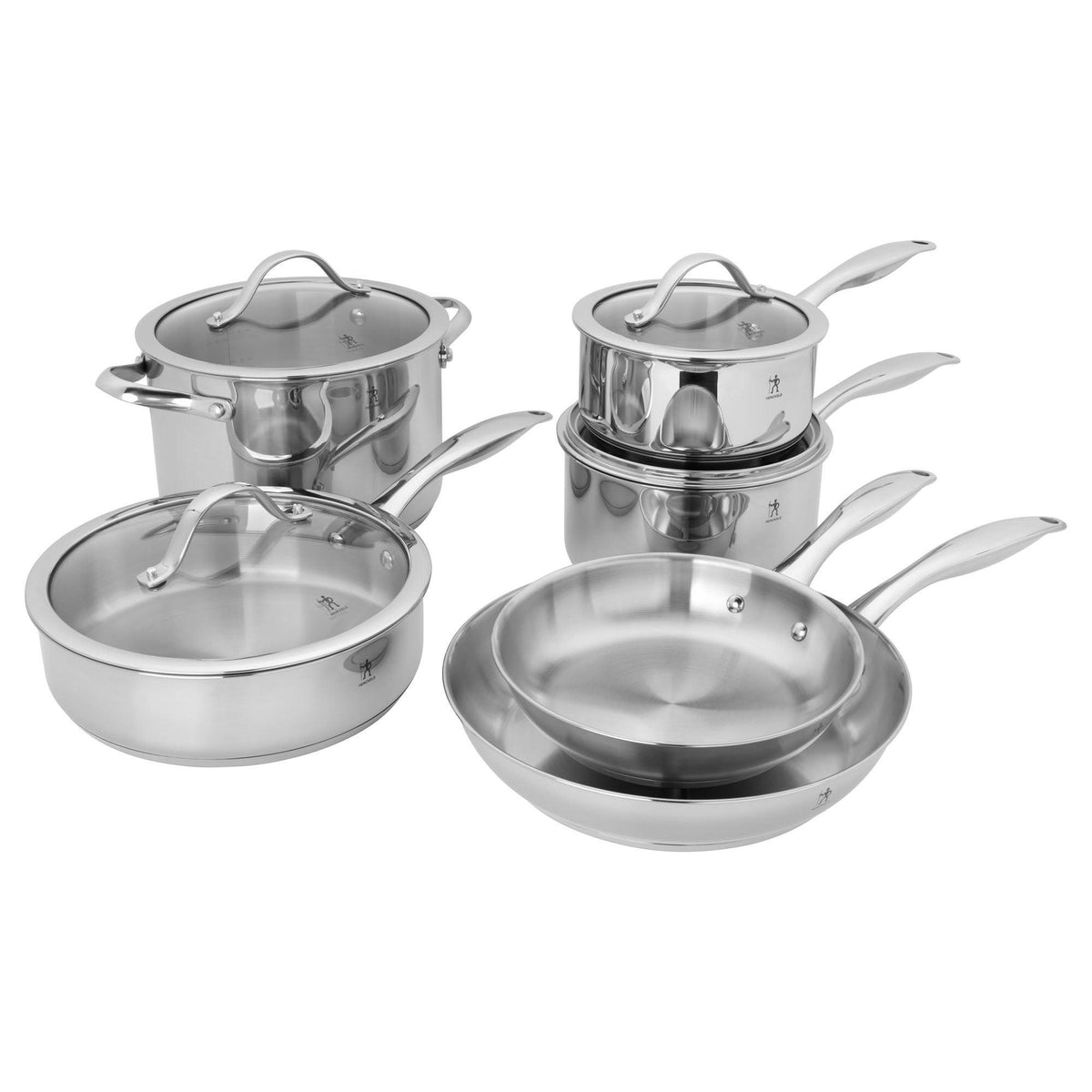 Henckels Aragon 10pc 3-Ply Stainless Steel Cookware Set