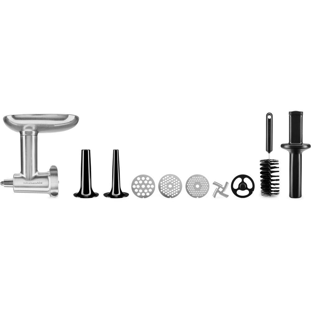 Metal Food Grinder Attachment & Sausage Maker Kit for KitchenAid Stand Mixers