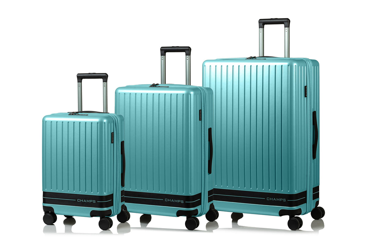 Champs Luggage Fresh II Hardside Luggage Set Size 3 Pieces