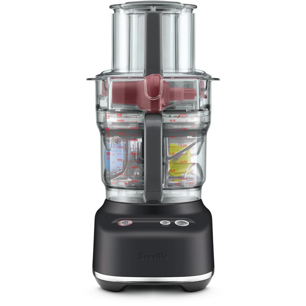 Breville The Paradice 9 Electric Food Processor with Slicer, Chopper, Dicer, Mincer & Container in Black Truf