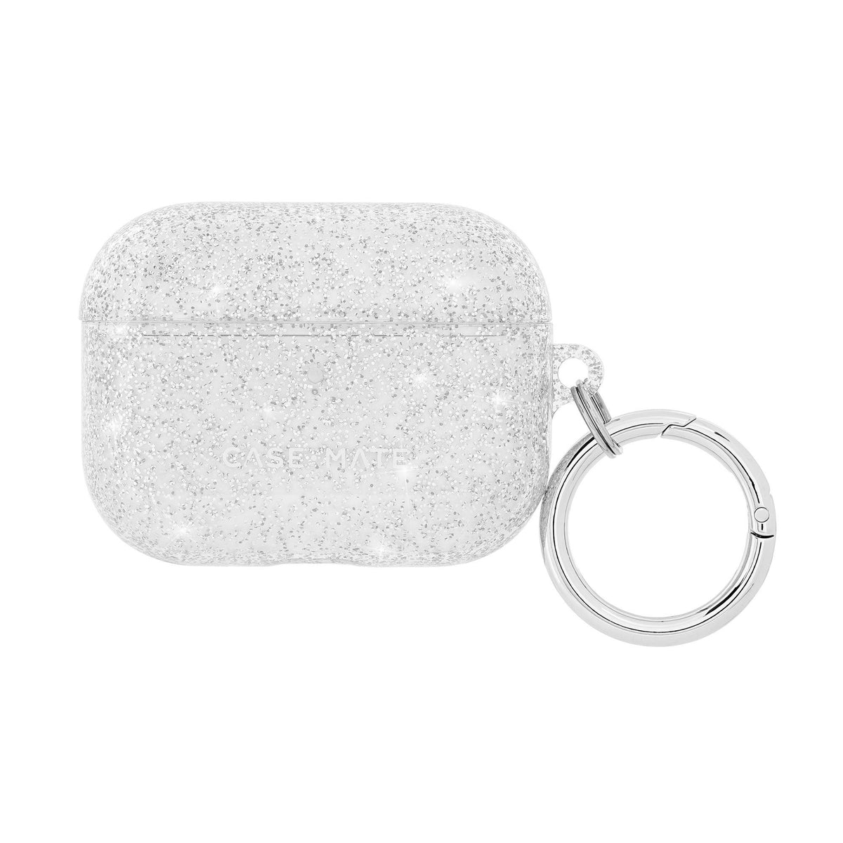 Case-Mate AirPods Pro 3 Case Twilight Silver w/ Silver Ring Clip