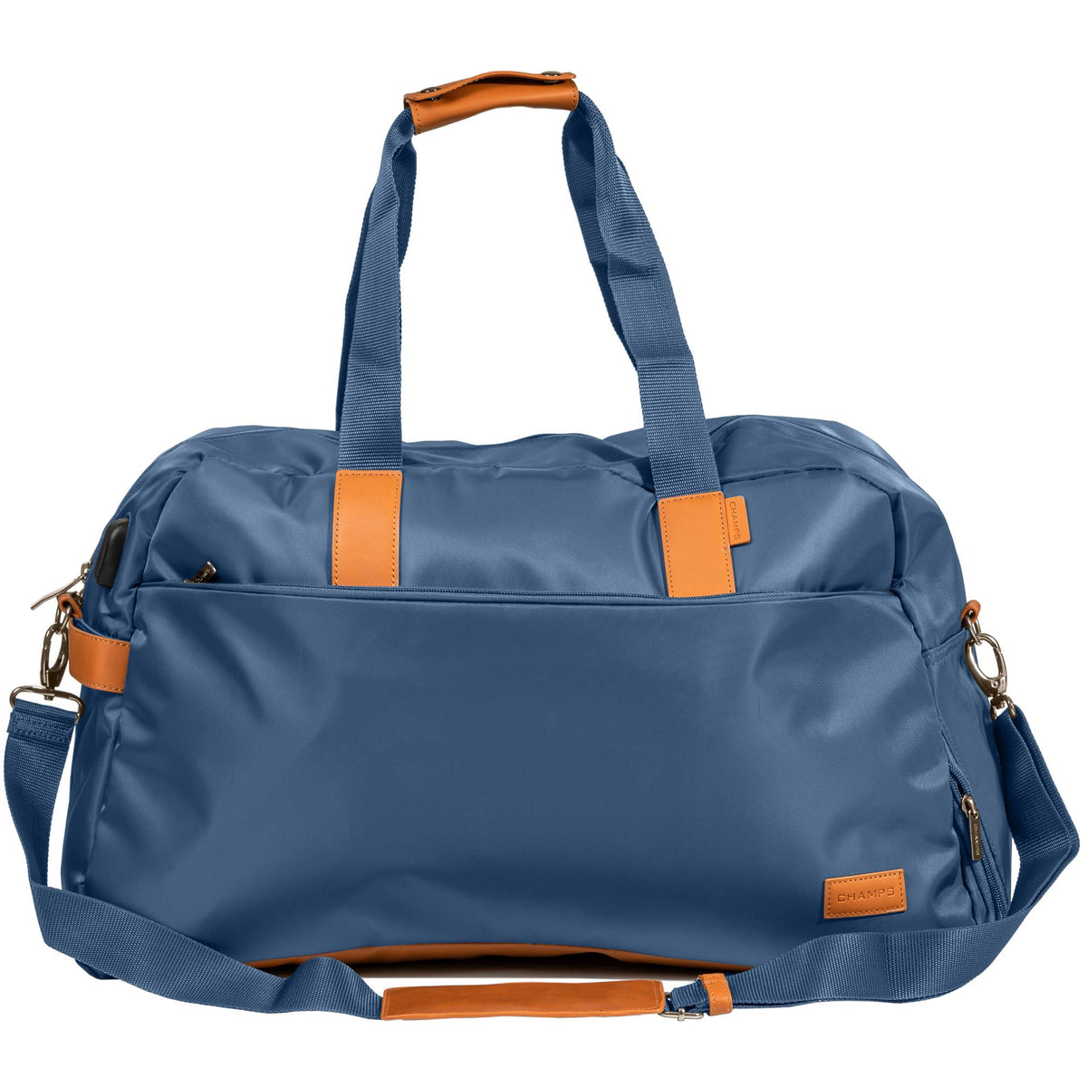 Champs Luggage The Weekender Duffle Bag with USB Port Size 12" x 21"