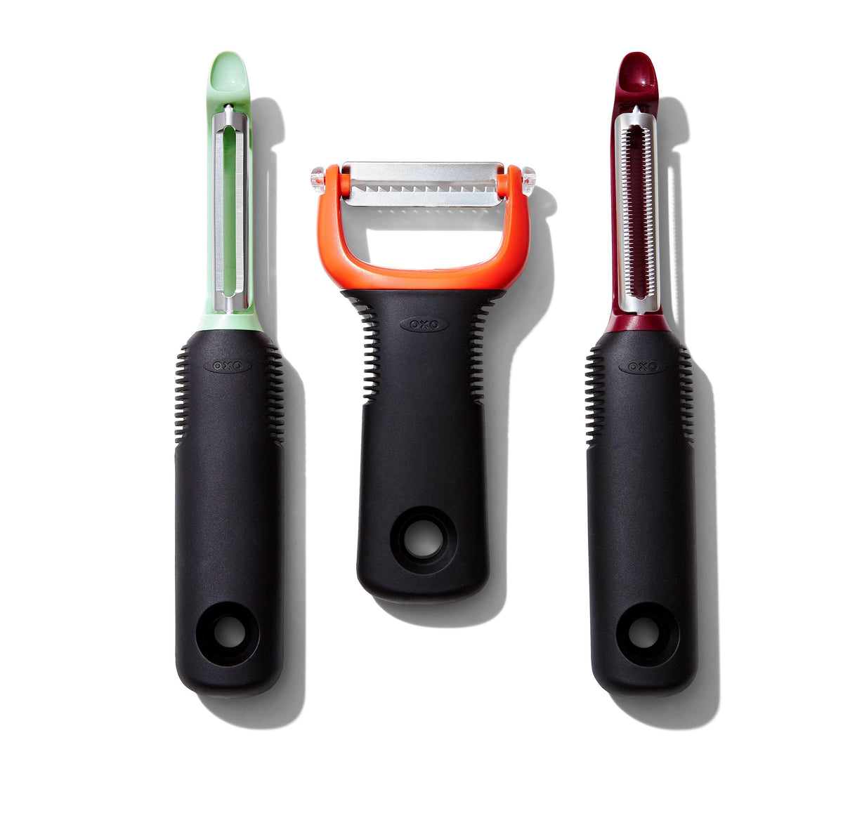 OXO 3pc Color Peeler Set