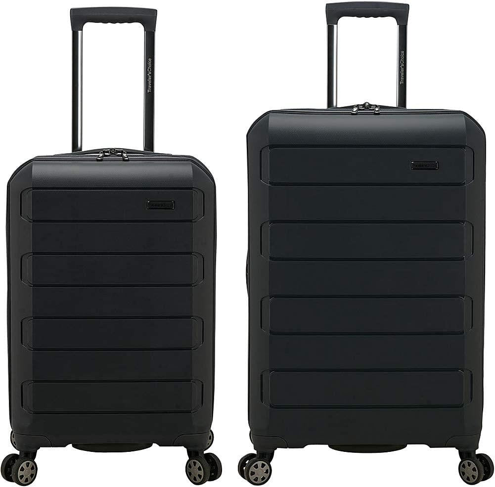 Traveler's Choice Pagosa 2-Piece Hardside Spinner Set BABY BLUE