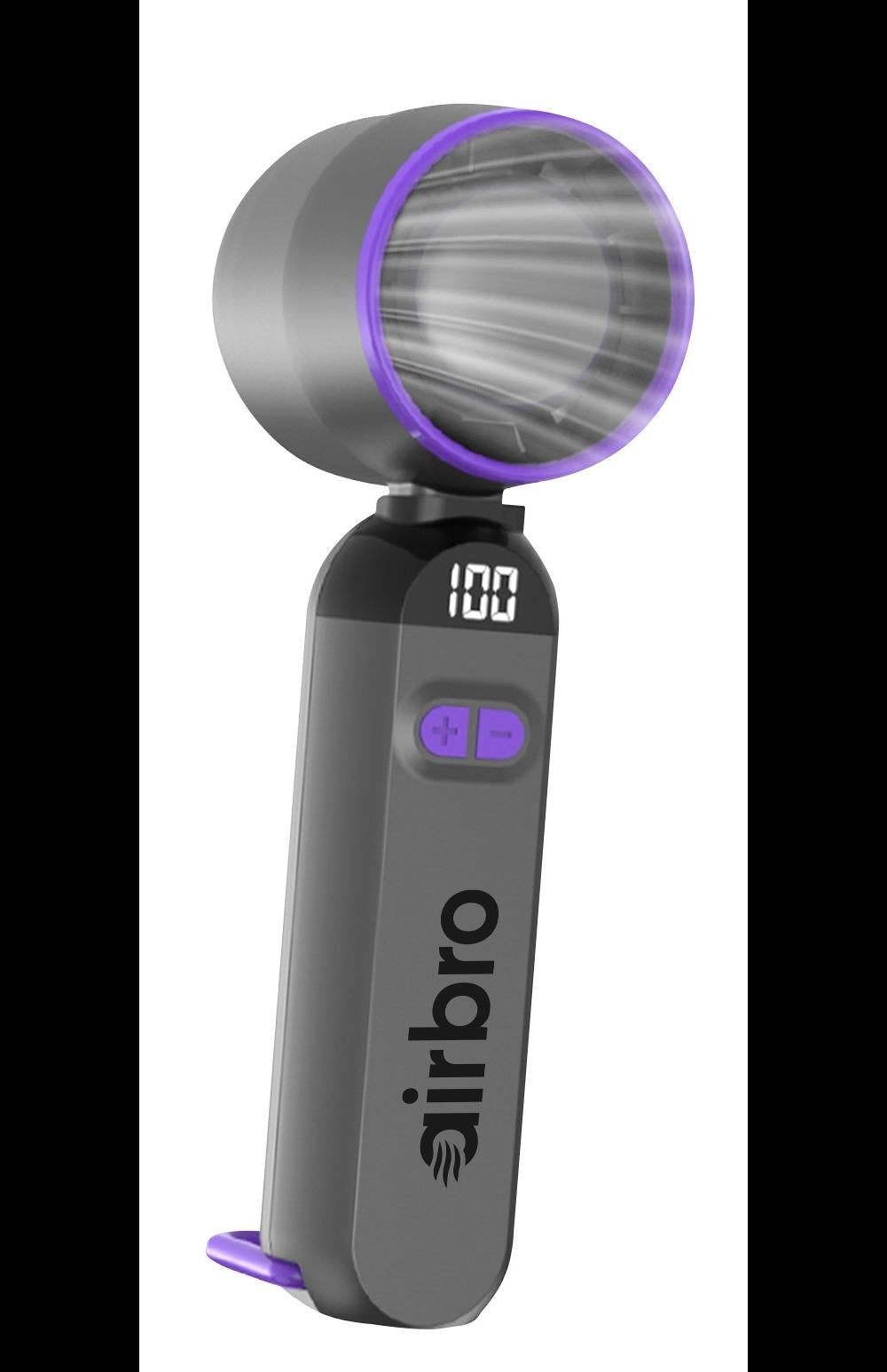 AirBro Turbine Fan Gray Size 7.09x2.28"