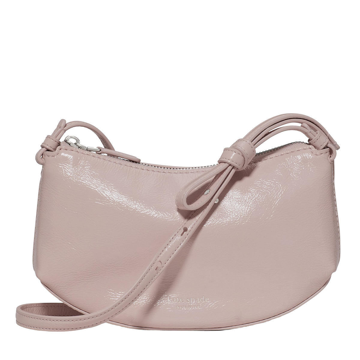 kate spade new york Loop Crinkle Patent Small Crossbody - Morning Beach