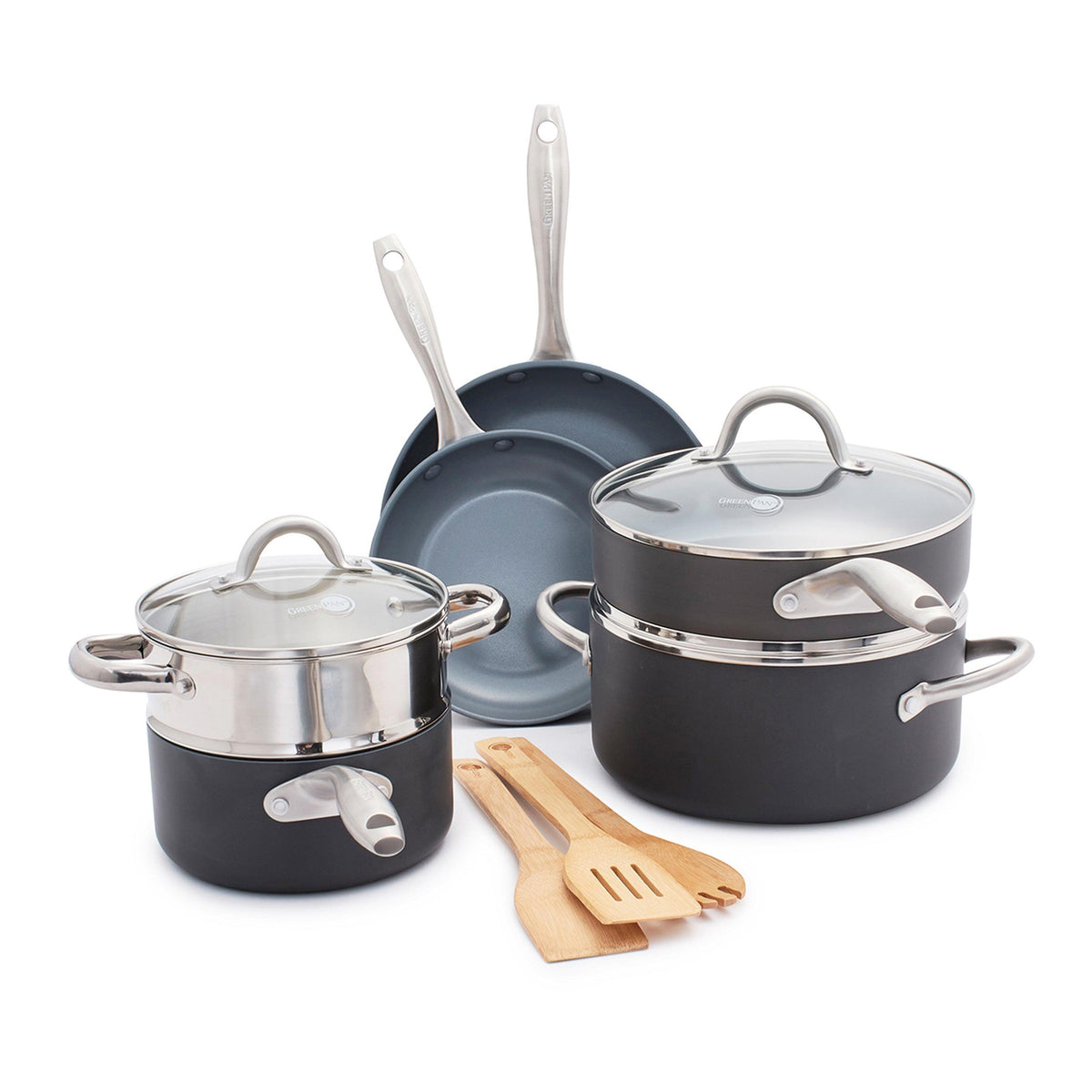 GreenPan Lima 12pc Ceramic Nonstick Cookware Set