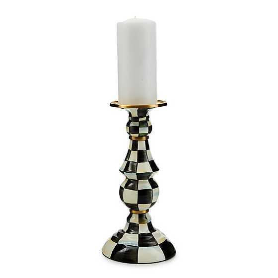 MacKenzie-Childs Large Pillar Candlestick