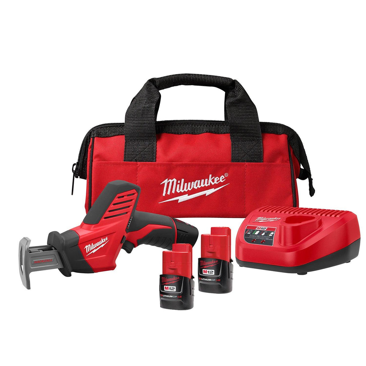 Milwaukee M12 Hackzall Reciprocating Saw Kit Plus BONUS Battery