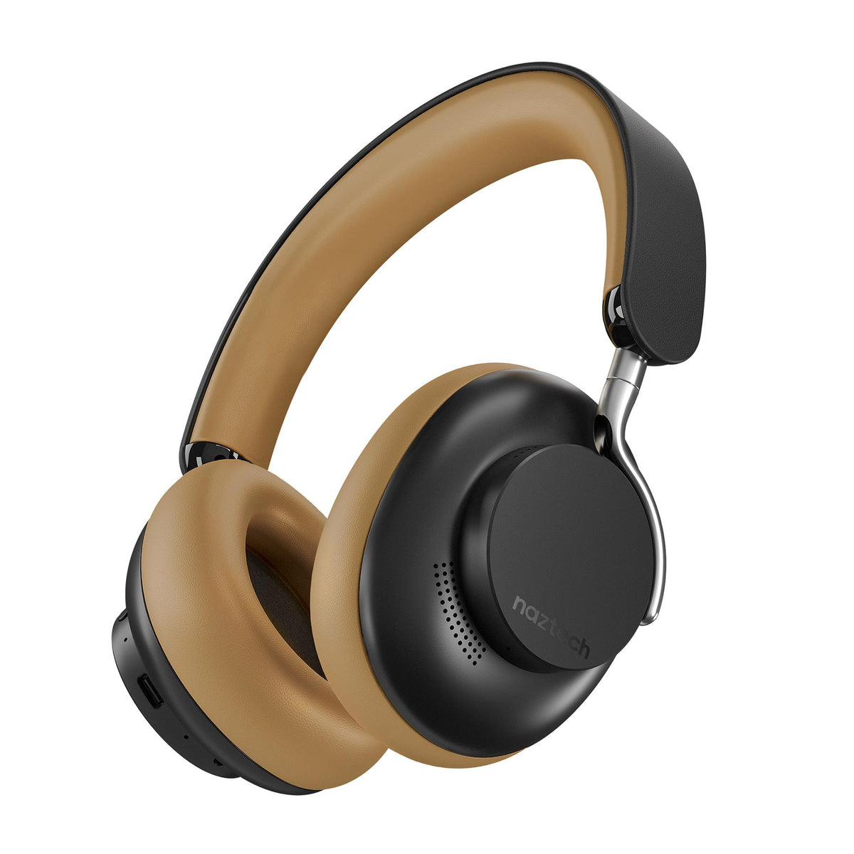 HYPERCEL Naztech Aura 360 ANC Wireless Noise Cancelling Over-the-Ear Headphones -Vintage