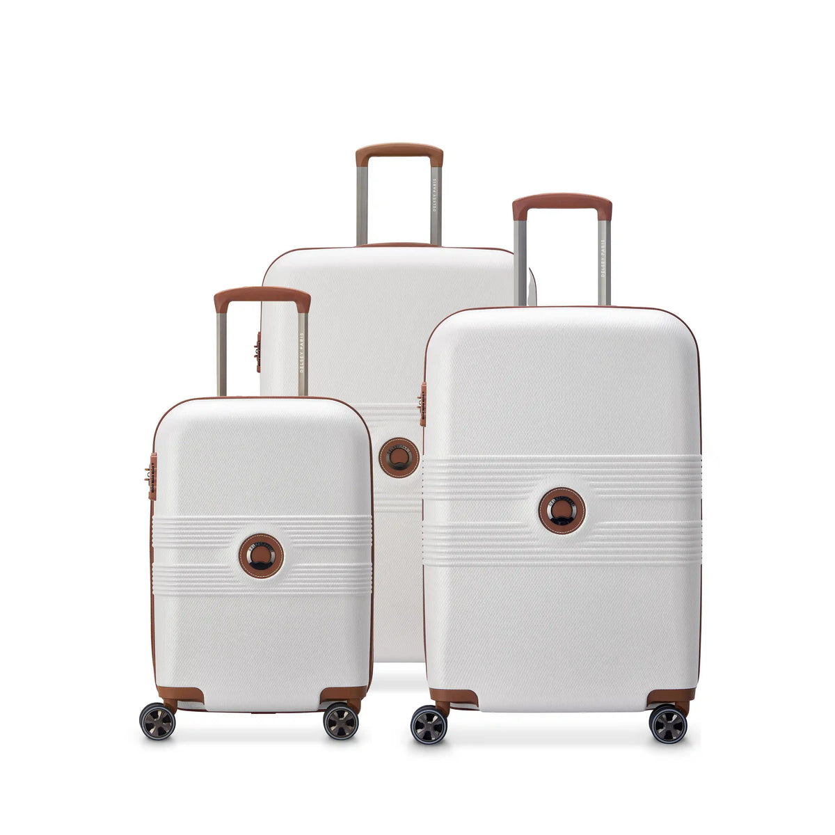 Delsey Luggage Flanerie SE Nested 3-Pc Set - Champagne