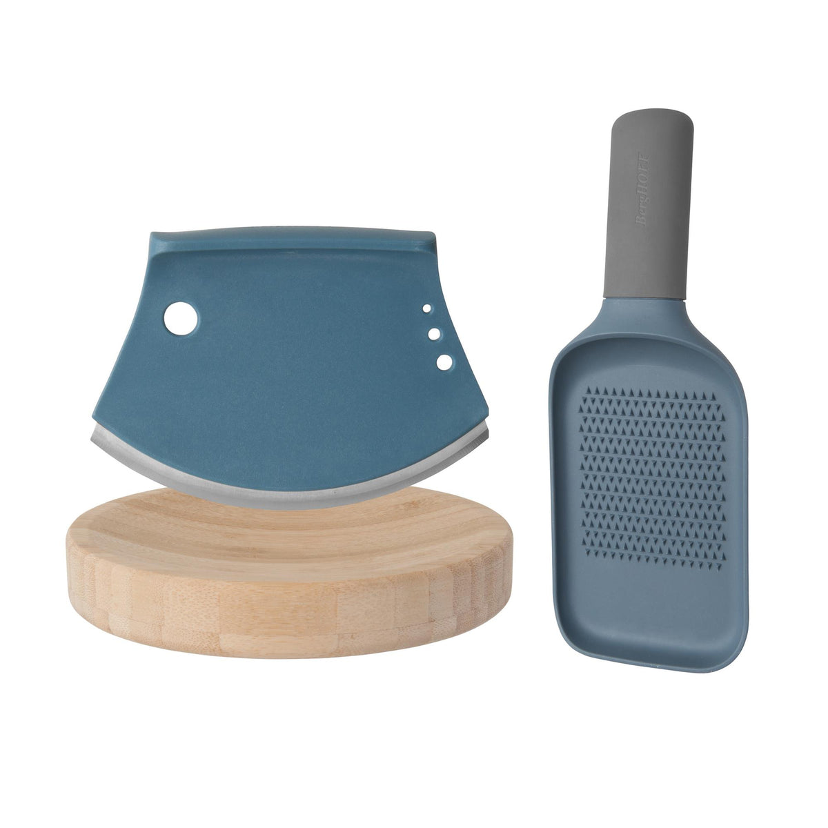 BergHOFF Leo 3Pc Kitchen Gadget Set, Herb Cutter, Ginger Grater