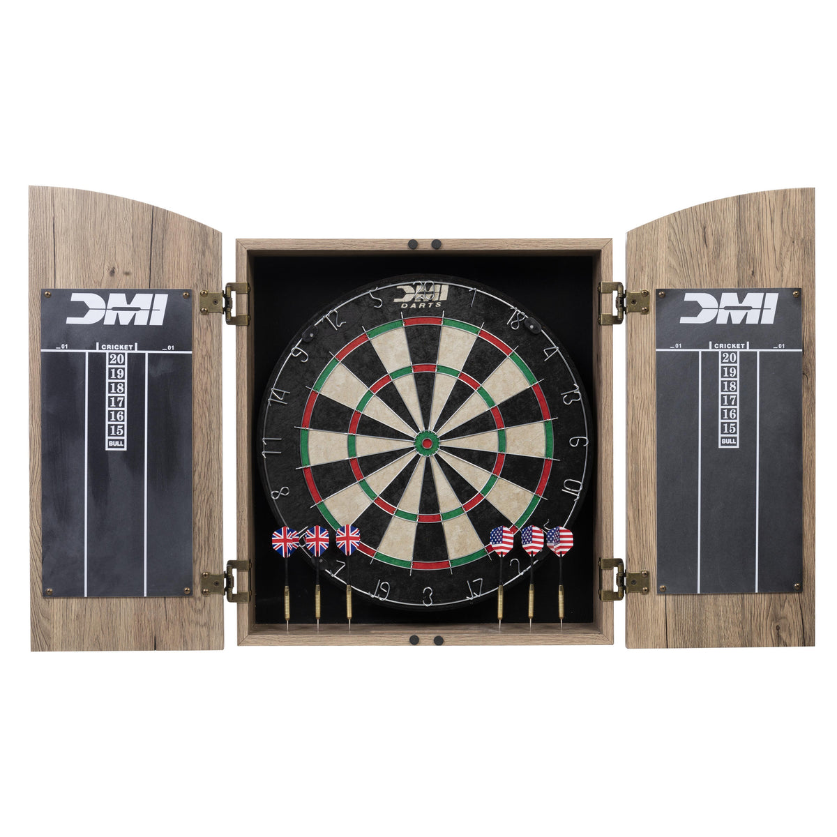 Escalade Sports DMI Sports - Bristle Dartboard Cabinet Set