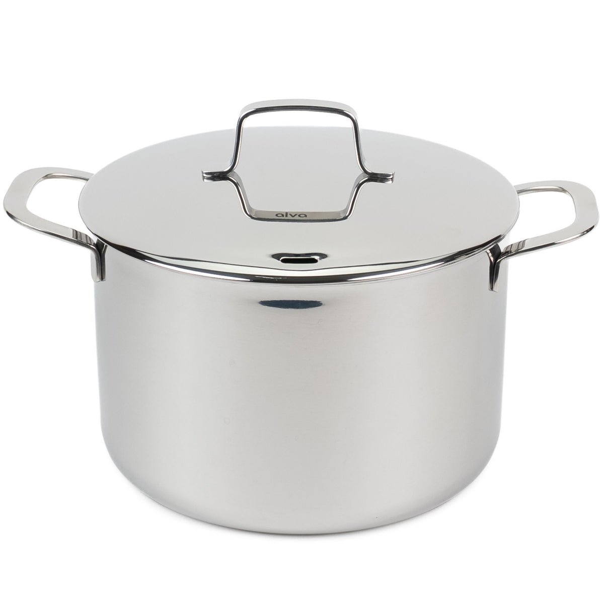 Alva Maestro Stainless Steel 7.8 Qt Stockpot with Lid