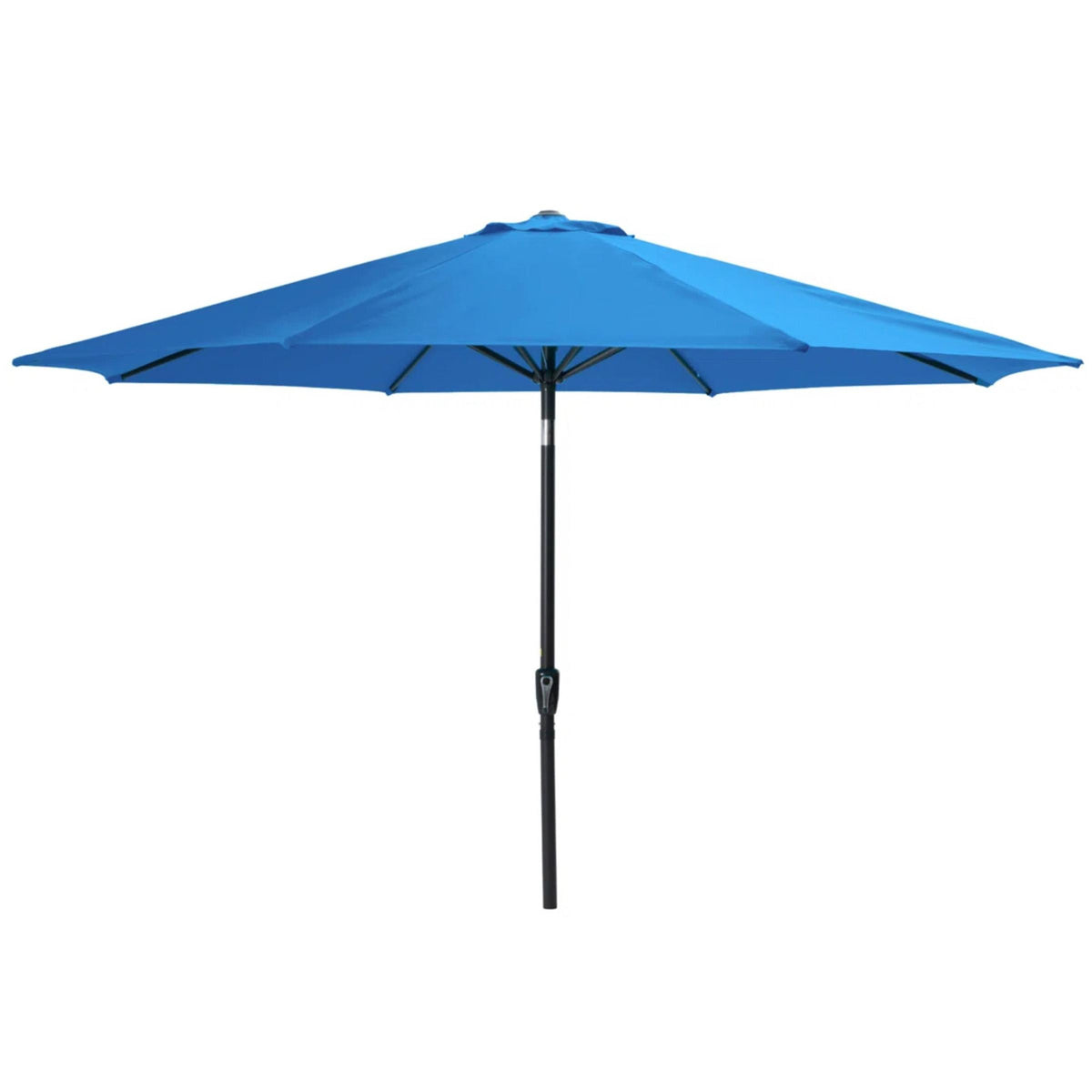 11-Foot Market Umbrella w/Crank Lift & Tilt - Blue (BASE NOT INCLUDED)