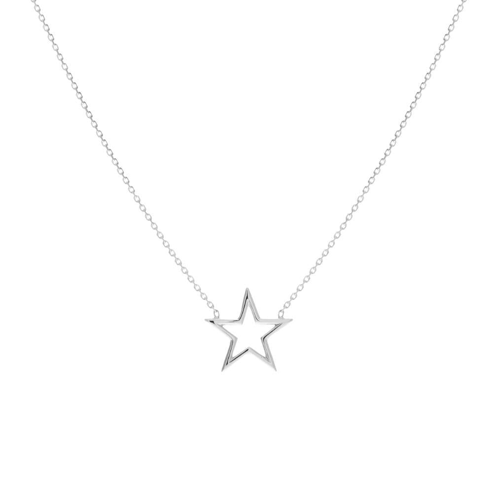 HAWLEY ST Wire Star Adjustable 18" Necklace