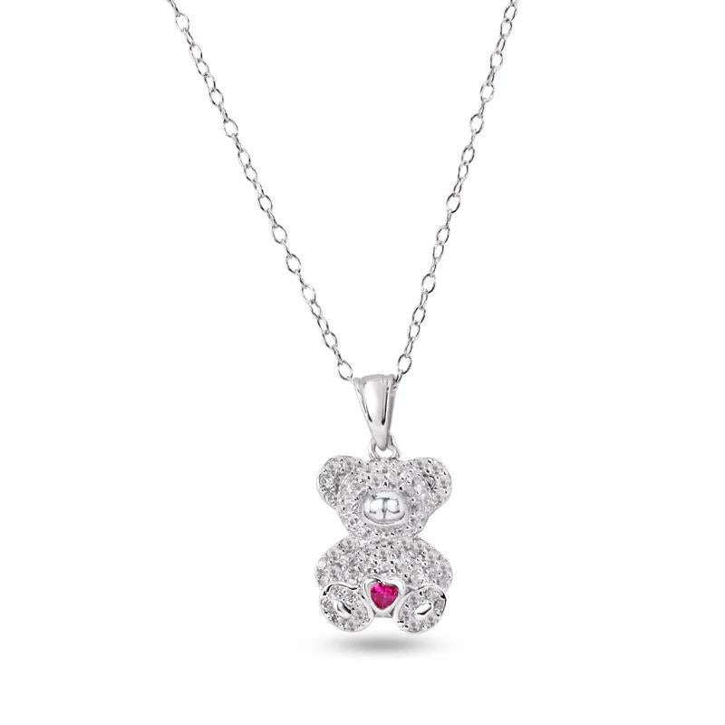 Infinity Luxe Jewelry Collection Bear Heart Pendant Necklace