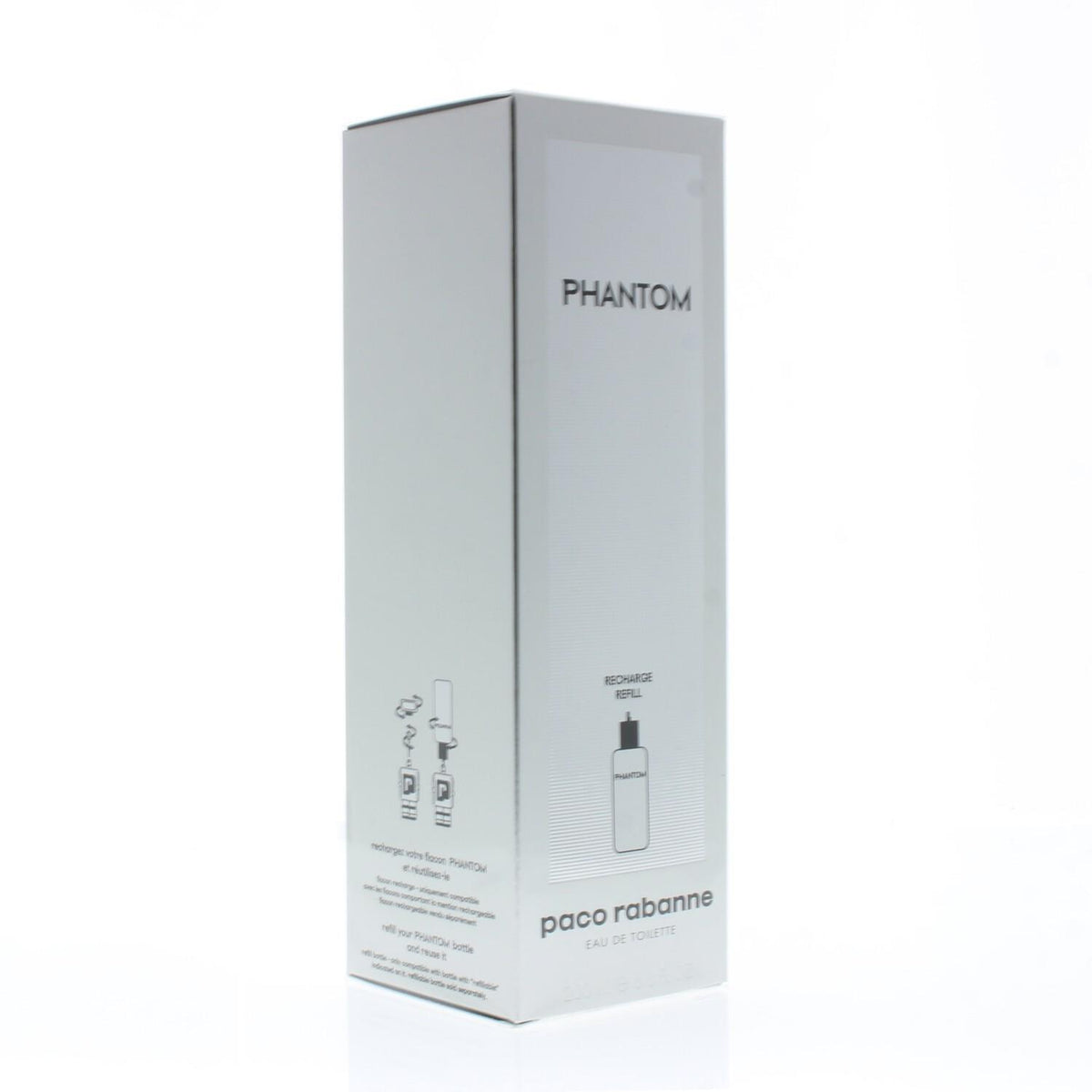 Paco Rabanne Men's Phantom Refill Eau De Toilette Size 6.8oz/200ml