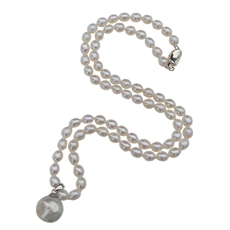 Completely Bella Latonia Cabella Coin Pearl Necklace
