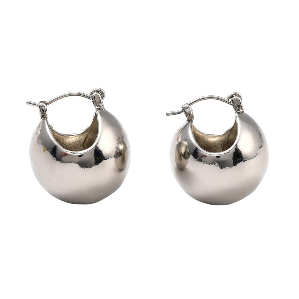 DKD Chunky Bubble Hoop in Silver